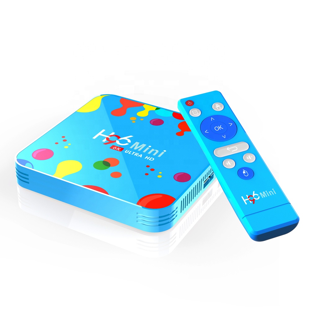 Приставка Смарт-ТВ H96 mini, android 9,0, 4 + 32 ГБ, Wi-Fi