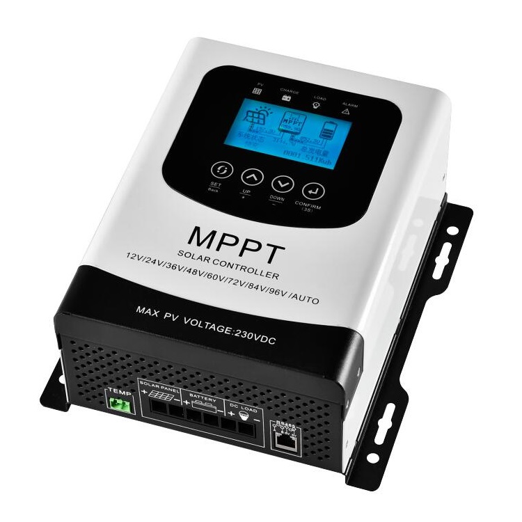 Wide voltage solar controller for lifepo4 batteries 12v 24v 36v 48v 60v 72v 84v 96v 30a 40a 50a 60a MPPT solar charge controller