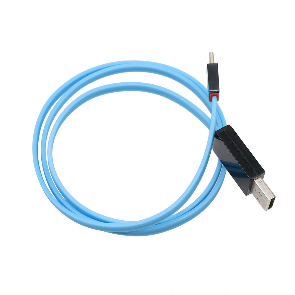 Хорошее качество, плоский USB кабель, Usb светодиодный кабель для зарядки и передачи данных, Type c, Micro Ios, быстрая зарядка 1 м