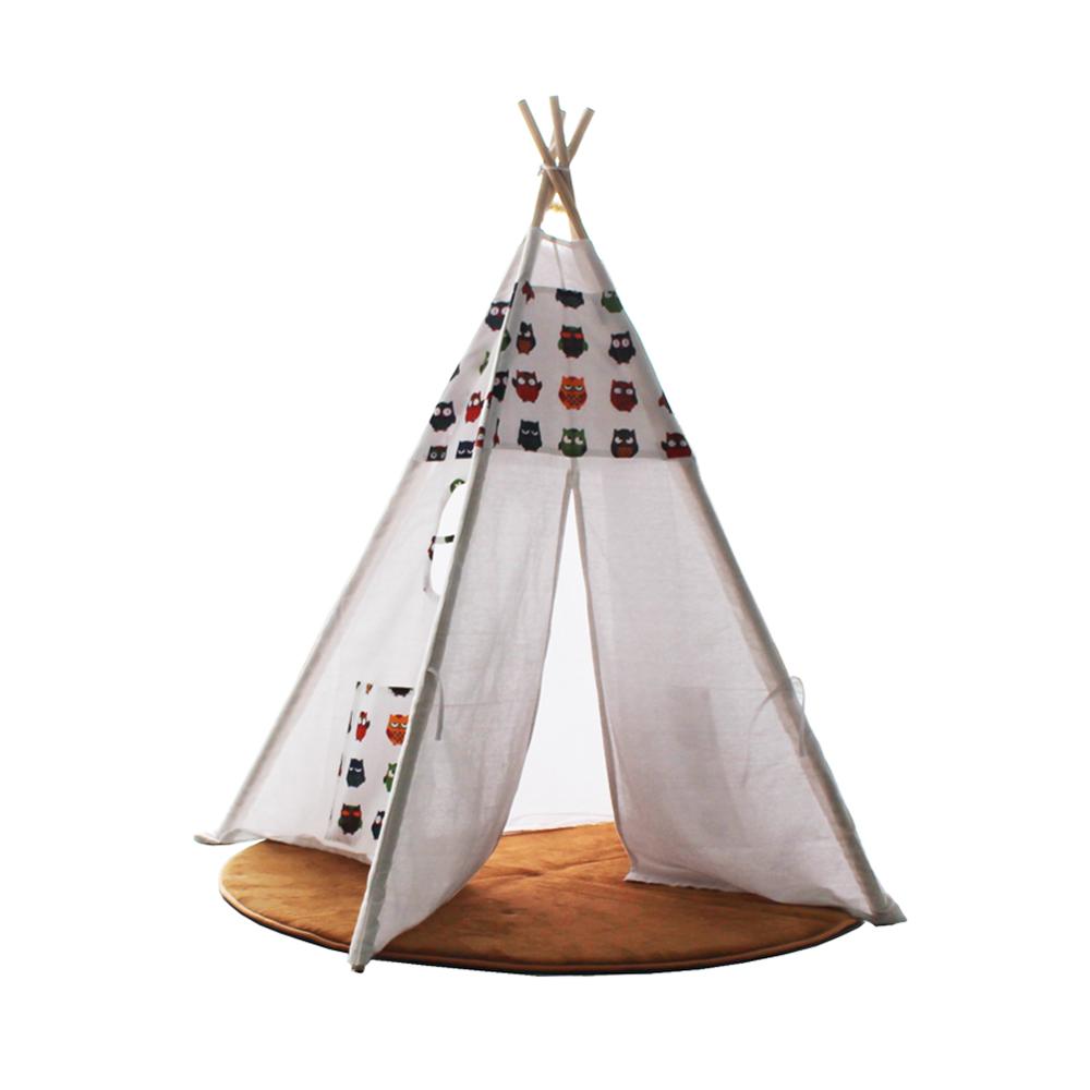 Ребенок lovetree вигвама лапы холст Tee pee палатка водонепроницаемый для детей
