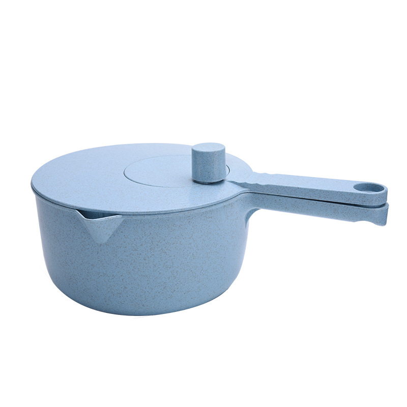 New Biodegradable Wheat Starch Kitchen Accessory Cooking Tools Multi-function Egg Whisk Food Mixer Manual Salad Spinner