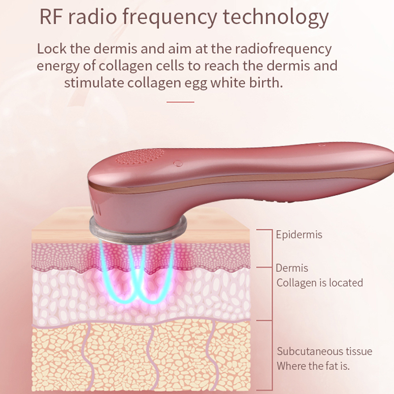 Производитель оптом портативный красный и синий свет rf машина омоложения кожи rf косметическое оборудование