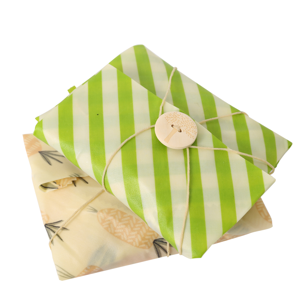 Sustainable Eco Friendly Products Zero Waste Biodegradable Bees Wax Wraps Food Reusable Paper Beeswax Wrap