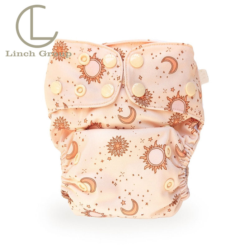 LC-DD0312 многоразовые карманные подгузники, детские тканевые подгузники, один размер AI2, моющиеся детские подгузники