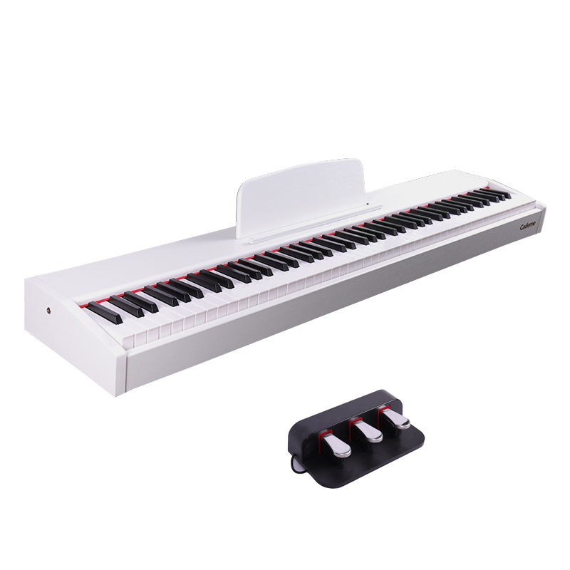 Белый деревянный корпус MIDI функция вертикальное пианино 88 клавиш цифровое пианино