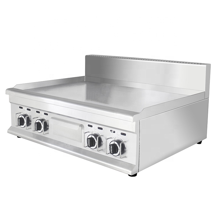 1200Mm Commercial Catering Equipment Stainless Steel 47 Inch Large Flat Top Gas Griddle Grill