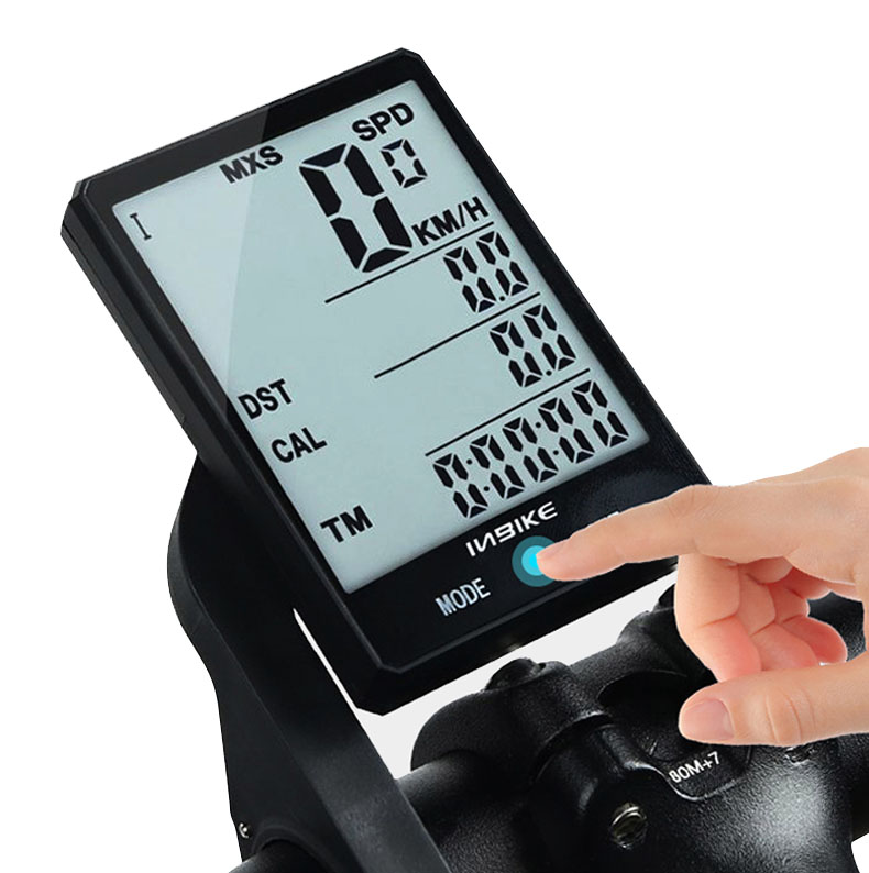 INBIKE 2,8 ''беспроводной водонепроницаемый велосипедный одометр держатель GPS велосипедный компьютер
