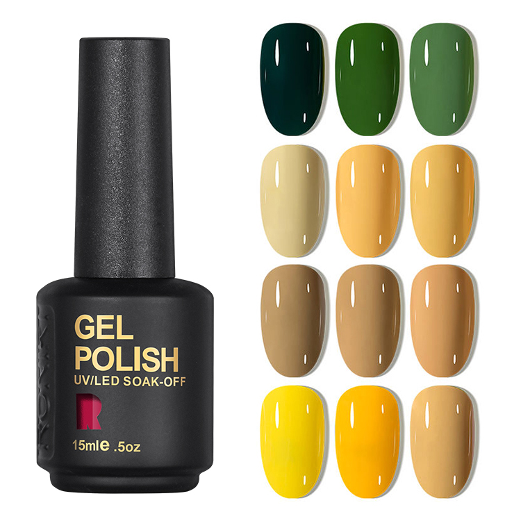 RONIKI Factory Supplier Fashion nails designs oem 15ml Color uv nail gel polish private label color for nail art