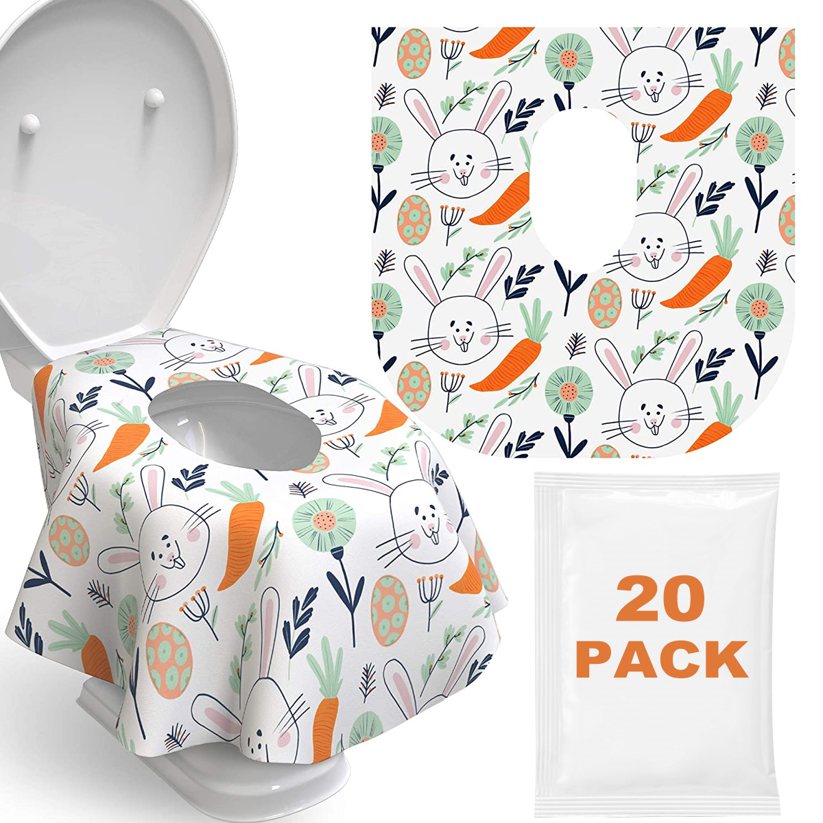 Wholesale Toilet Seat Cover Portable Bathroom Customized Logo Disposable Toilet Seat Covers Full Self-Adhesive Waterproof Paper