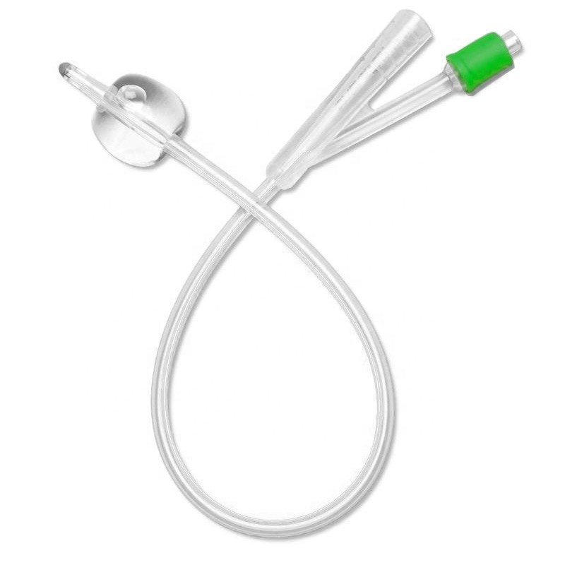 Medical Hospital Use Disposable 100% Silicone Foley Catheter