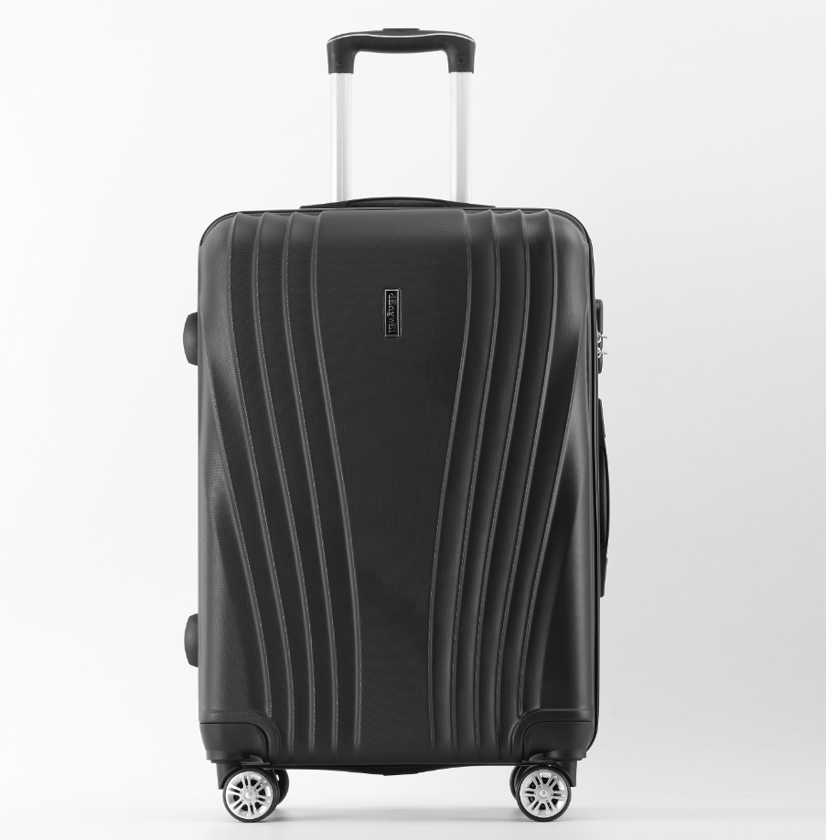 RS1925 оптовая продажа, чемоданы, легкие, однотонные, черные, детские, дорожные, винтажные чемоданы, деловой комплект чемоданов
