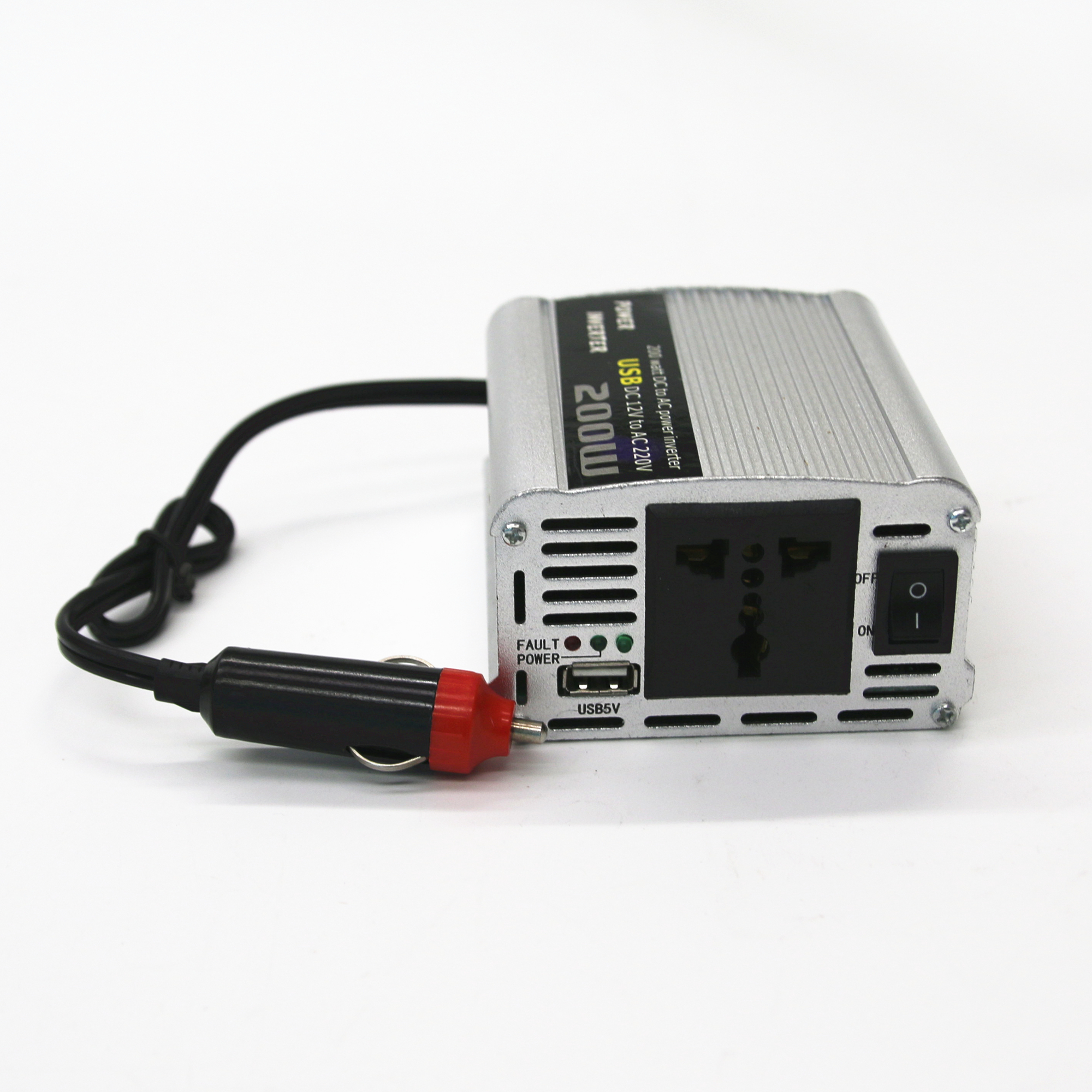 200w Car inverter DC 12V to AC 220V Modified Sine Wave Inverter with cigarette lighter