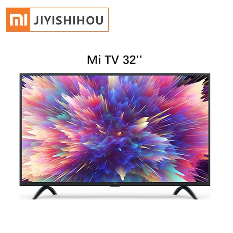 Xiaomi Mi Android 9,0 ТВ 4K 32 дюйма 1366*768 разрешение 64 бит четырехъядерный 1 ГБ 8 ГБ Xiaomi Smart TV 32 дюйма