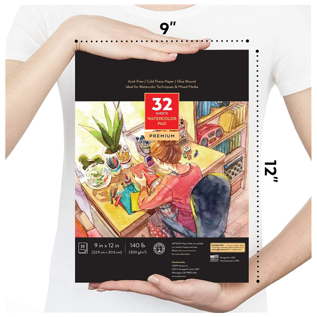 110 фунтов, 230 г/кв. М, акварельная бумага холодного прессования, большая Акварельная бумага