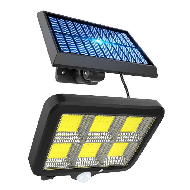 Solar Modern Wall Light Split Type Remote Control Human Body Induction