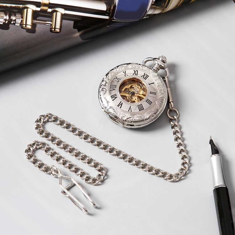 SHUHANG SH06 мужские карманные наручные часы с цепочкой oem механические Женские металлические часы