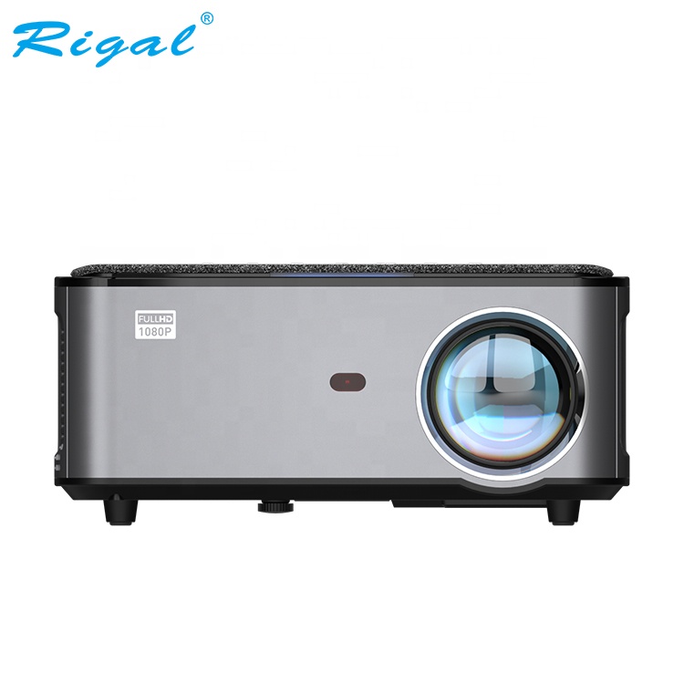 СВЕТОДИОДНЫЙ Сенсорный проектор Rigal Fhd 1080P, 3800 люмен, ЖК-дисплей, Android