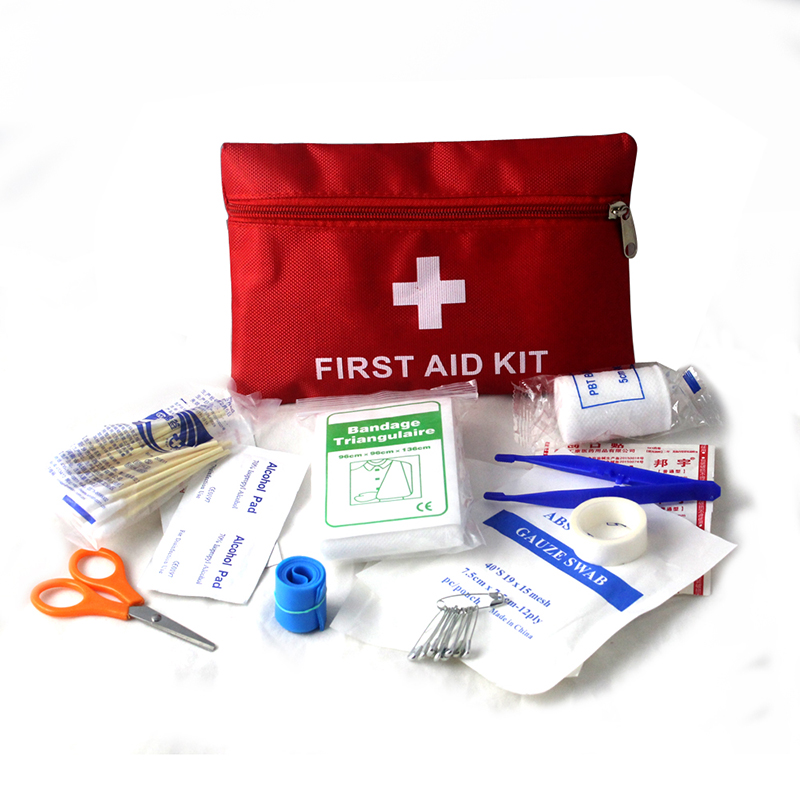 First Aid Emergency Survival Kit Home Travel Storage Bag In Car Outdoor Camping Dressing Wound Care Medical Supplies