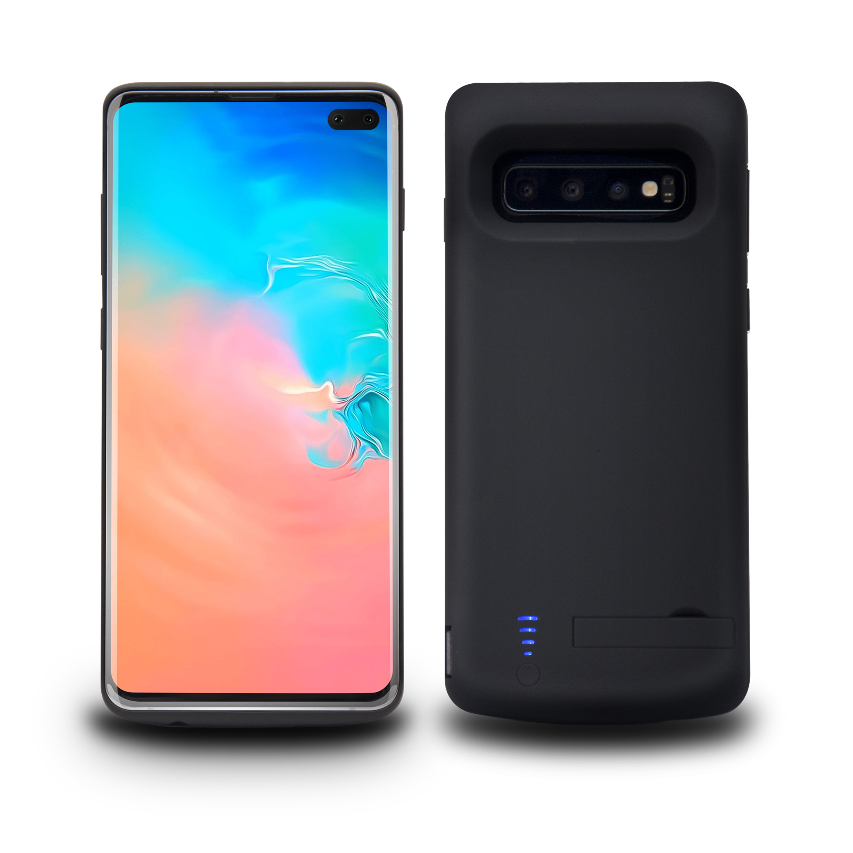 Чехол-аккумулятор для Samsung S10 plus, 6000 мАч, с подставкой