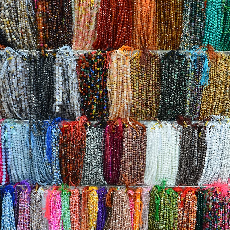 JC Wholesale 4/6/8/10mm Loose gemstone beads for bracelet diy , High quality tiger eye natural stone beads for jewelry making