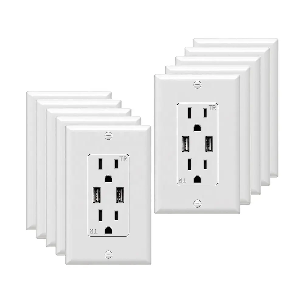Pop up Power Socket 2 USA Plugs 2 Usb Origin Type Electrical Place Model Voltage Current Rated Commercial Standard