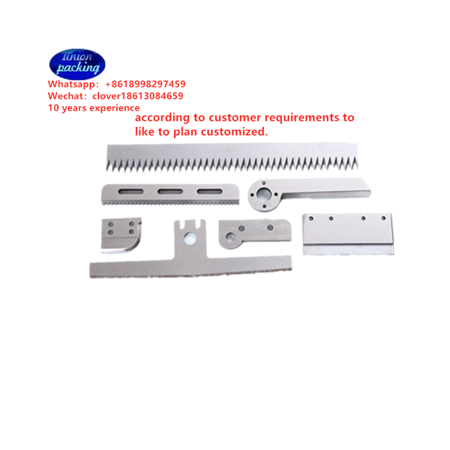 Packing machine toothed blades pillow sealed package tooth blade vertical serrated blade for packaging machine