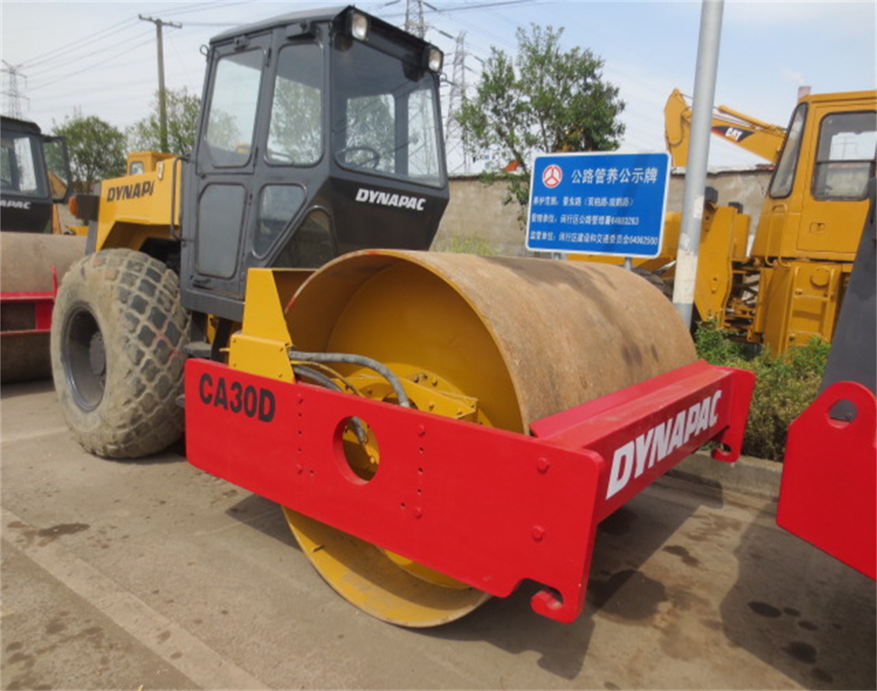Used Dynapac CA30D road roller Secondhand 15Ton CA30D soil compactor