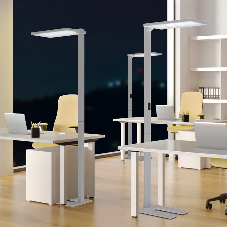 Task lamp indirect light up down office standing lamp modern new led indoor nordic floor lamp