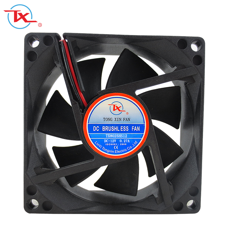 8025 DC бесщеточный вентилятор 12V 24V 48V, 3 дюйма 80 мм Мини DC осевой вентилятор для кабинета, 80x80x25 мм рукав или шариковый подшипник DC вентилятор компьютера