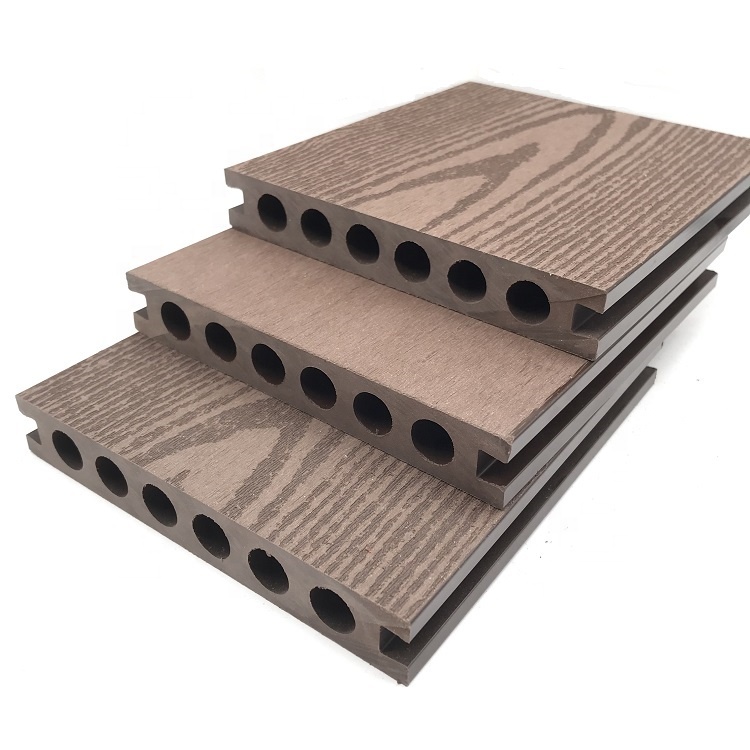 NecoWood ISO легкая сборка глубокое тиснение wpc полый настил