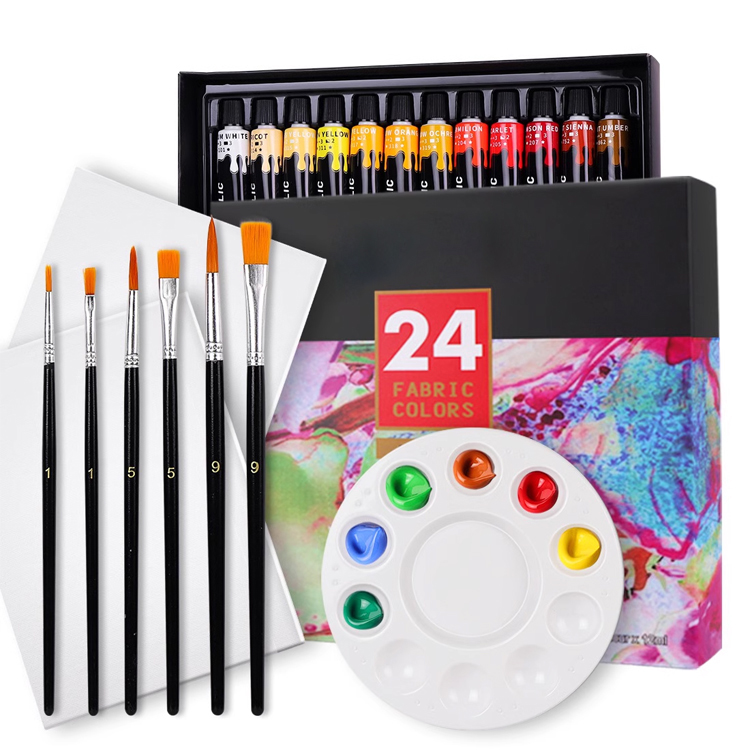 factory cheap custom professional painting pigments color 12 24 36 48 colours 12ml 60ml gouache oil acrylic paint painting set