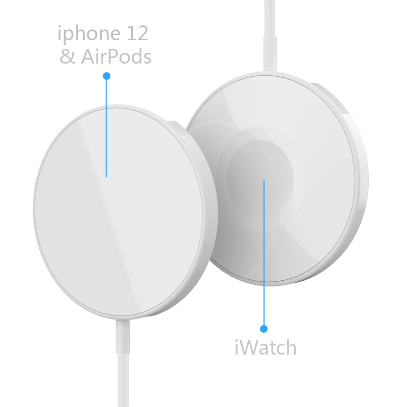 2021 Trending Products Magnetic 3 in 1 Wireless Charger for Airpods