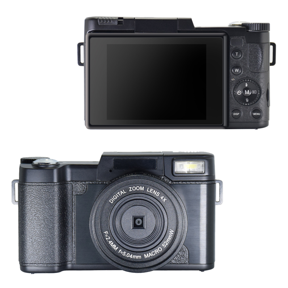 3,0 "TFT поворотный экран 24MP HD цифровая камера видеокамера 1080P DSLR цифровая видеокамера с 4-кратным увеличением