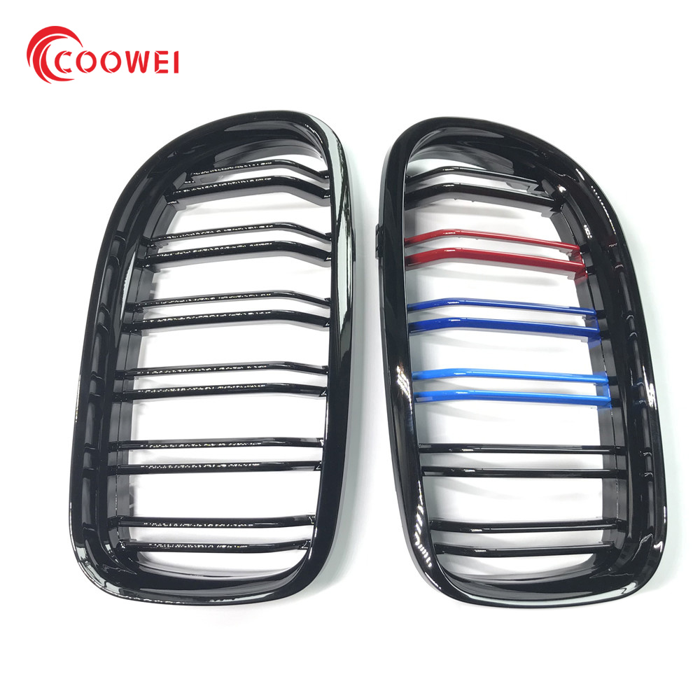 M Look ABS Black E90 LCI сетчатые грили для BMW 320i 325i 328i 335i Sport 09-12