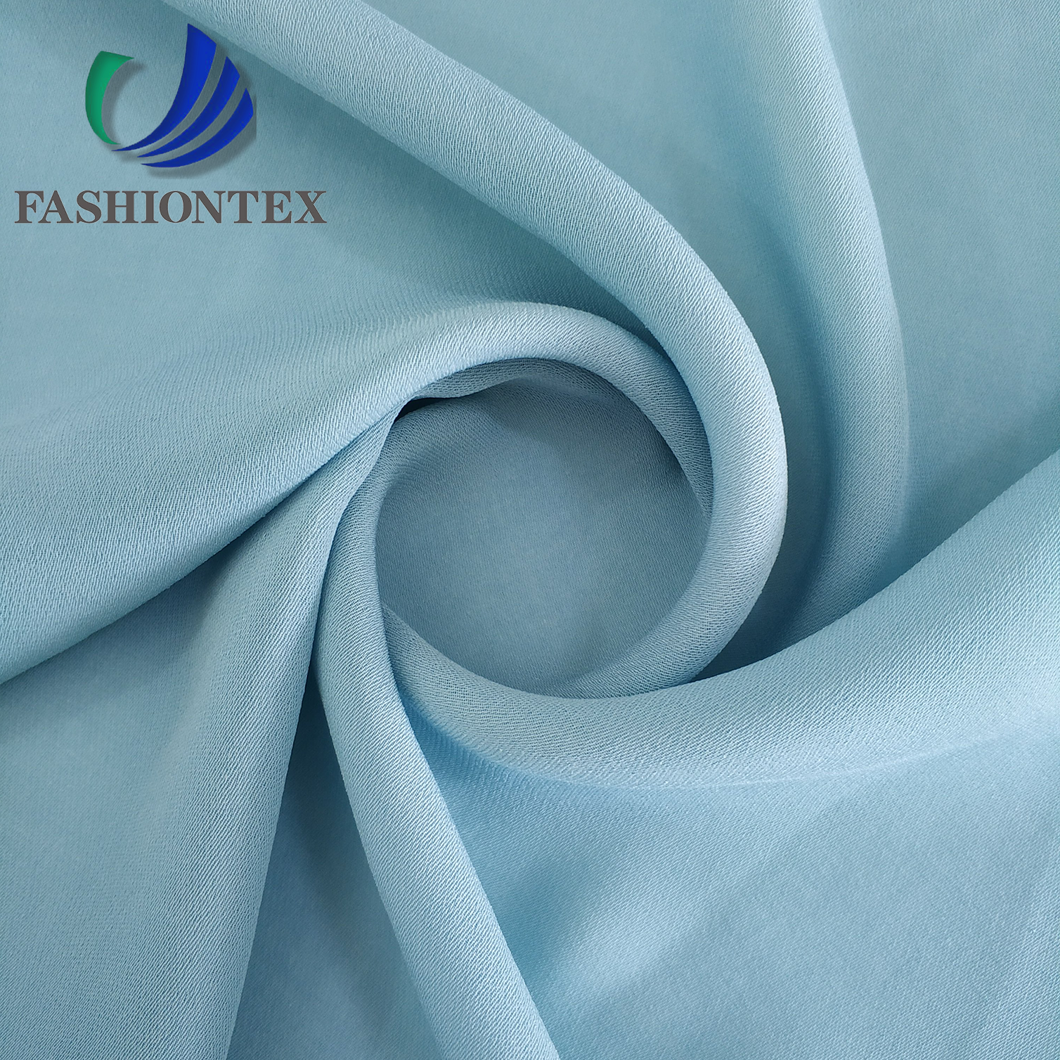 Fashiontex 2026 Double Silk Crepe 100% polyester fabric Brand Hot Sale