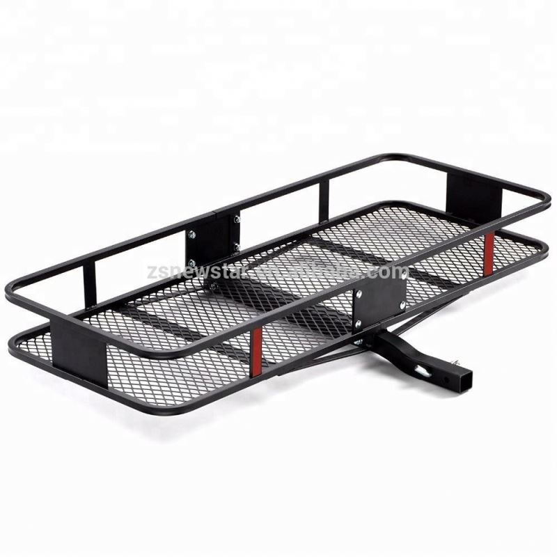 Factory hot sales modern design hitch cargo basket carrier holder rooftop