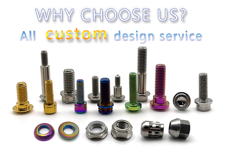 Titanium Bolts Cnc Gr5 Metric Button Head Torx Screw Motorcycle Alloy Anodized M4 M5 M6 M8 M10 M14 titanium Bolts
