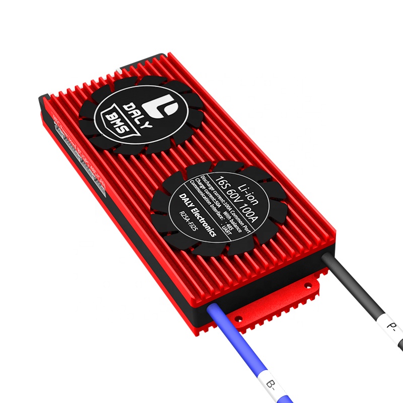 Производство Daly для электрического вилочного погрузчика 16s 60v pcm 100a общего порта с UART 485 CAN liion батарея smart bms
