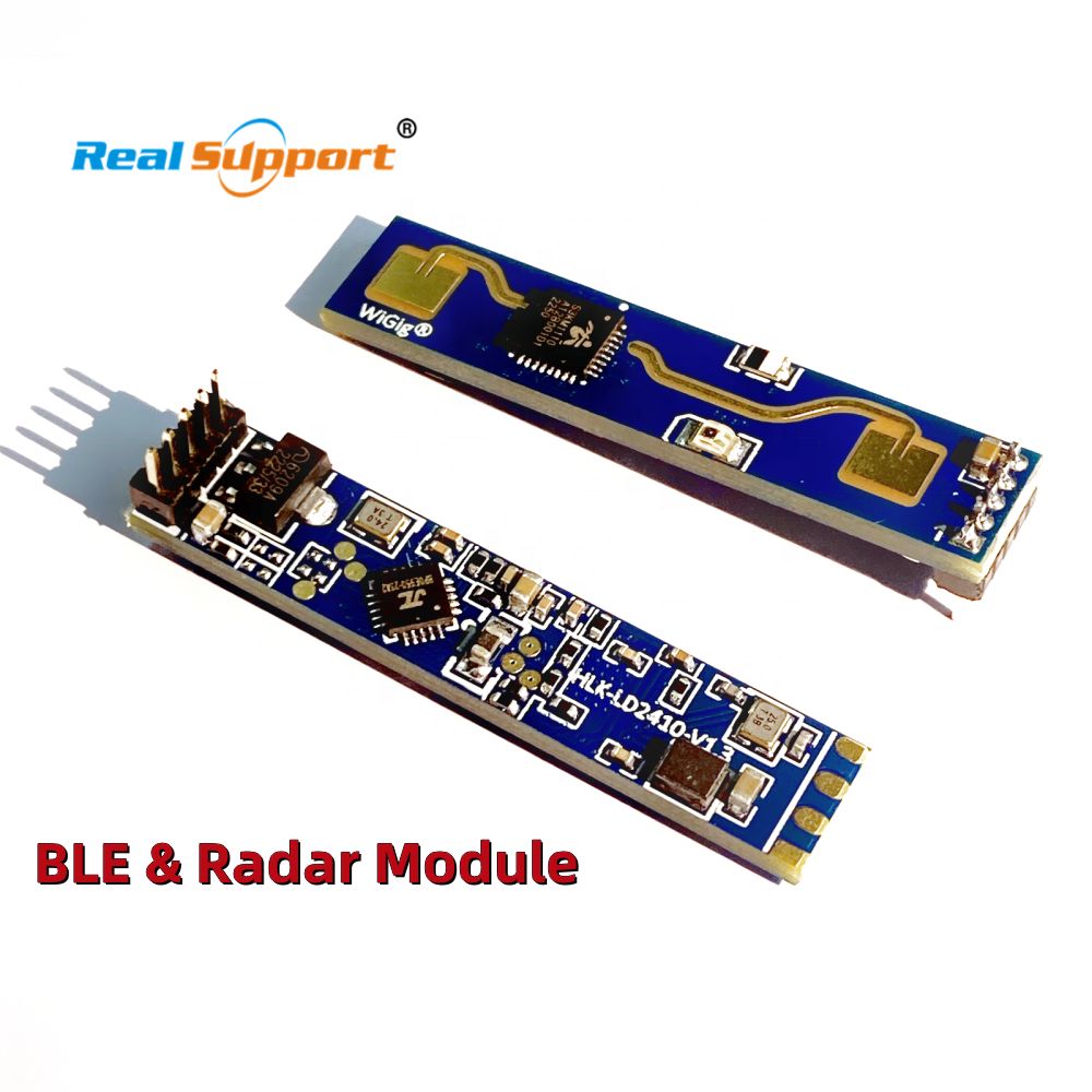 Hi-Link, новый BLE HLK-LD2410B FMCW, 24 ГГц мм, волновой датчик присутствия человека, радар с OTA, небольшого размера и низким энергопотреблением