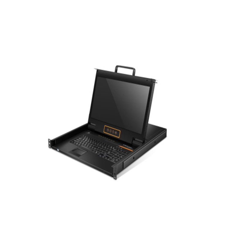 HT2708 1U-стоечный сервер 8 портов Cat5 KVM over IP переключатель с 1 местный/1 пульт дистанционного пользователя access-17.3inch