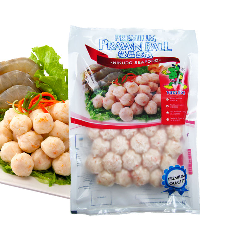 Most Popular Premium Nikudo Prawn Ball (500g) Often Served As A Delicacy In Seafood Suitable Various Dishes