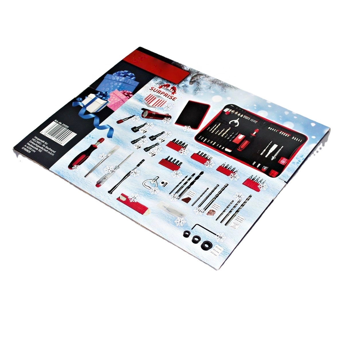 Advent calendar 24pc Hand Tool Power Tools Accessories Set Adventskalender adventskalende 24-teilig Christmas