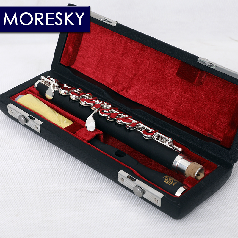 MORESKY Piccolo C Ключ Мельхиор полуразмер флейта посеребренный Материал корпуса бакелит MPC-861