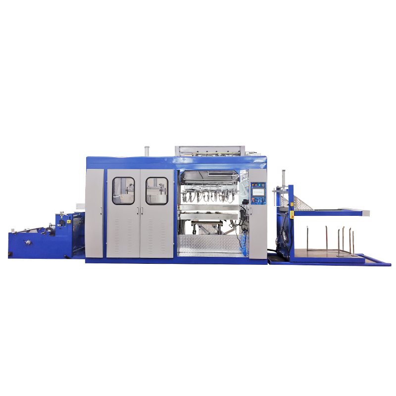 Air Cylinder PP PVC Plastic Vacuum Forming Machine For Food Container Egg Tray