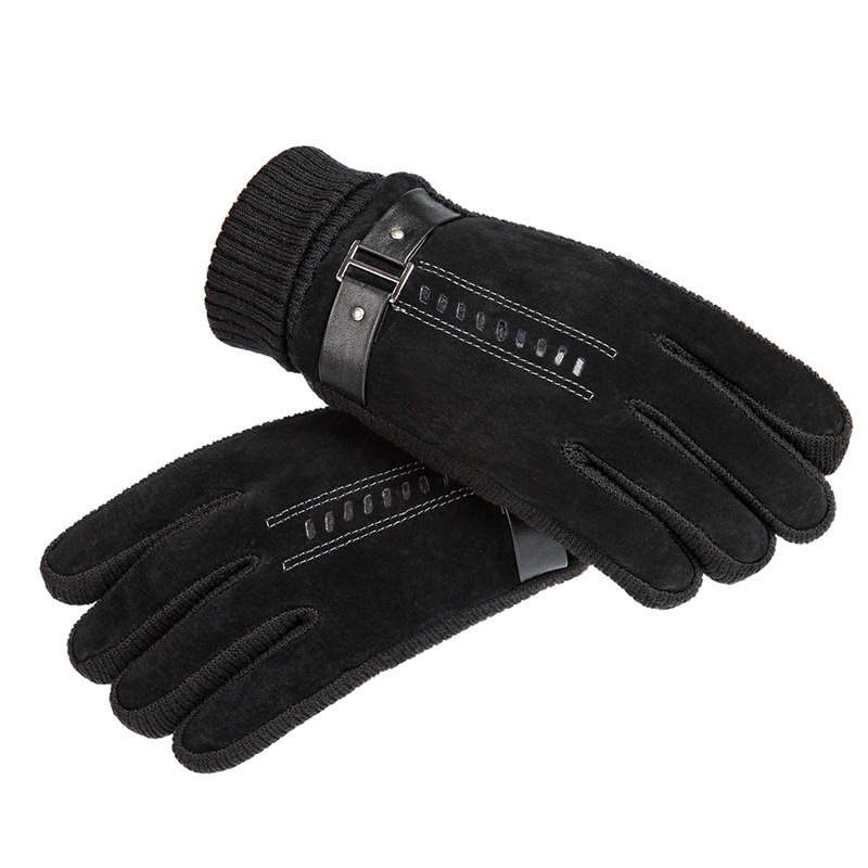Outdoor Cycling Sports Touch Screen Gloves Winter Warm Gloves For Men