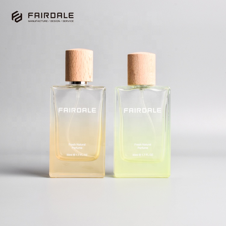 Fairdale, деревянная крышка для косметической упаковки со стеклянной бутылкой для духов