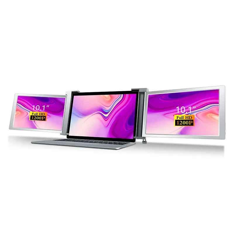 Лидер продаж, 10,1-дюймовый портативный монитор Full HD IPS 4k, трехэкранный двойной монитор, usb-монитор, удлинитель экрана ноутбука