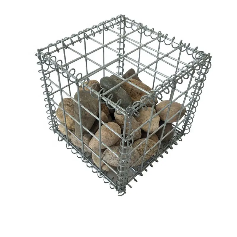 Factory price 2x1x1 welded gabion basket for protection square gabion box