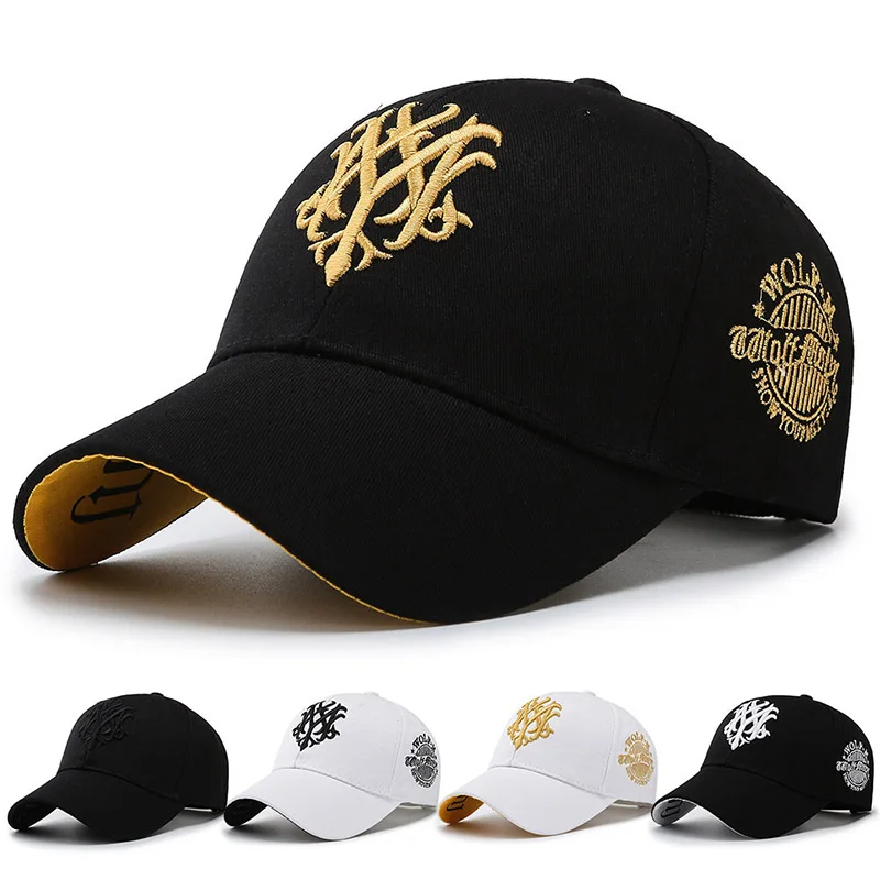 2021 Custom Embroidered Logo Sport Cap cap for male Fashion Stylish Wholesale Fitted Baseball Caps For Men