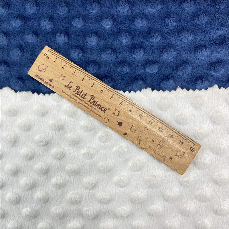 Wholesale Medium Weight Minky Dot Fabric Polyester Soft Embossed Baby China Minky Fabric